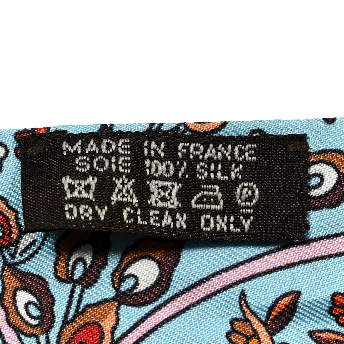 Silk Au Pays Des Oiseaux Fleurs Twilly Orange Brun Saumon