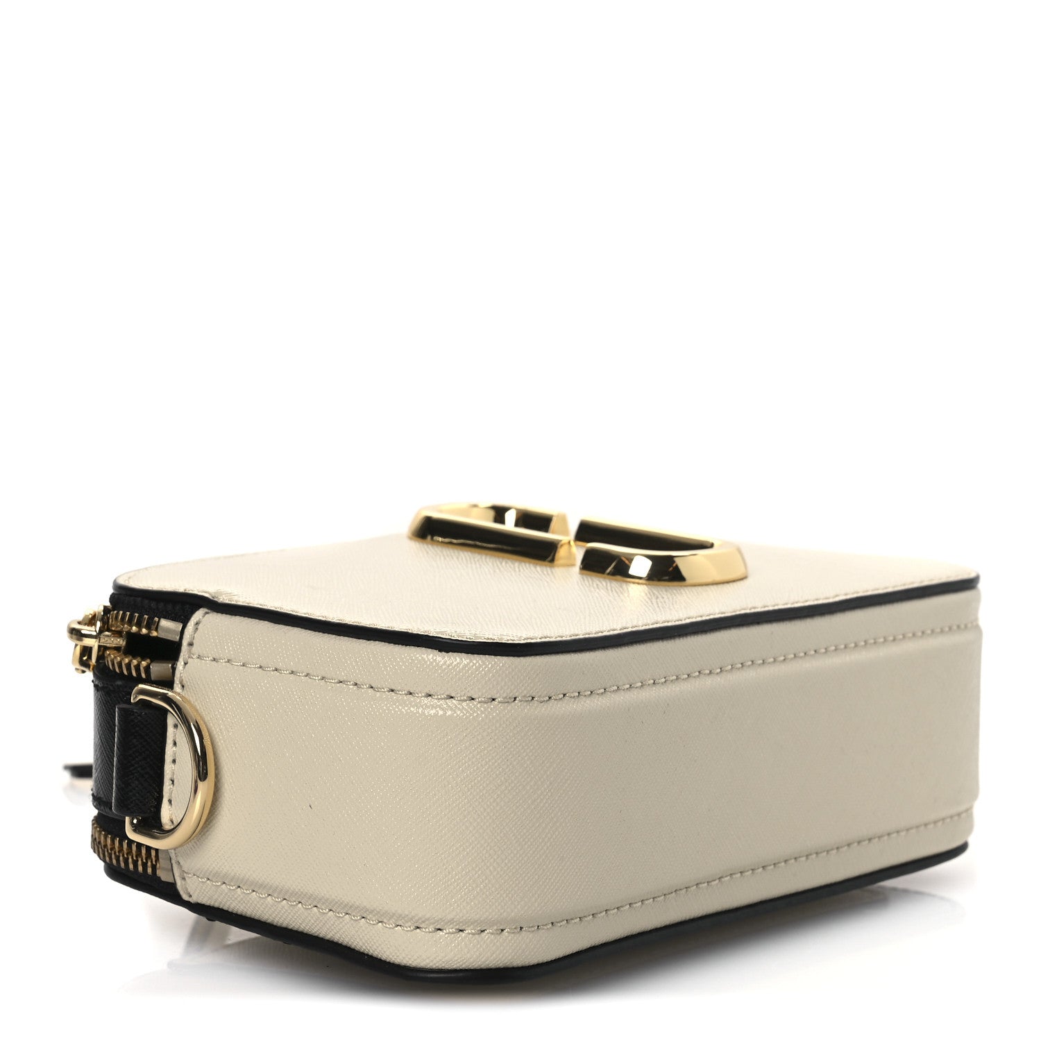 Marc Jacobs Saffiano Small Snapshot Camera Bag New Cloud White Multicolor 4 of 10