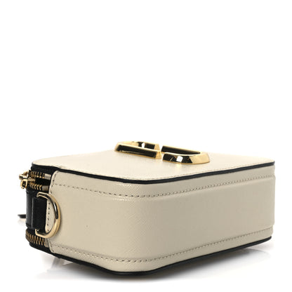 Marc Jacobs Saffiano Small Snapshot Camera Bag New Cloud White Multicolor 4 of 10