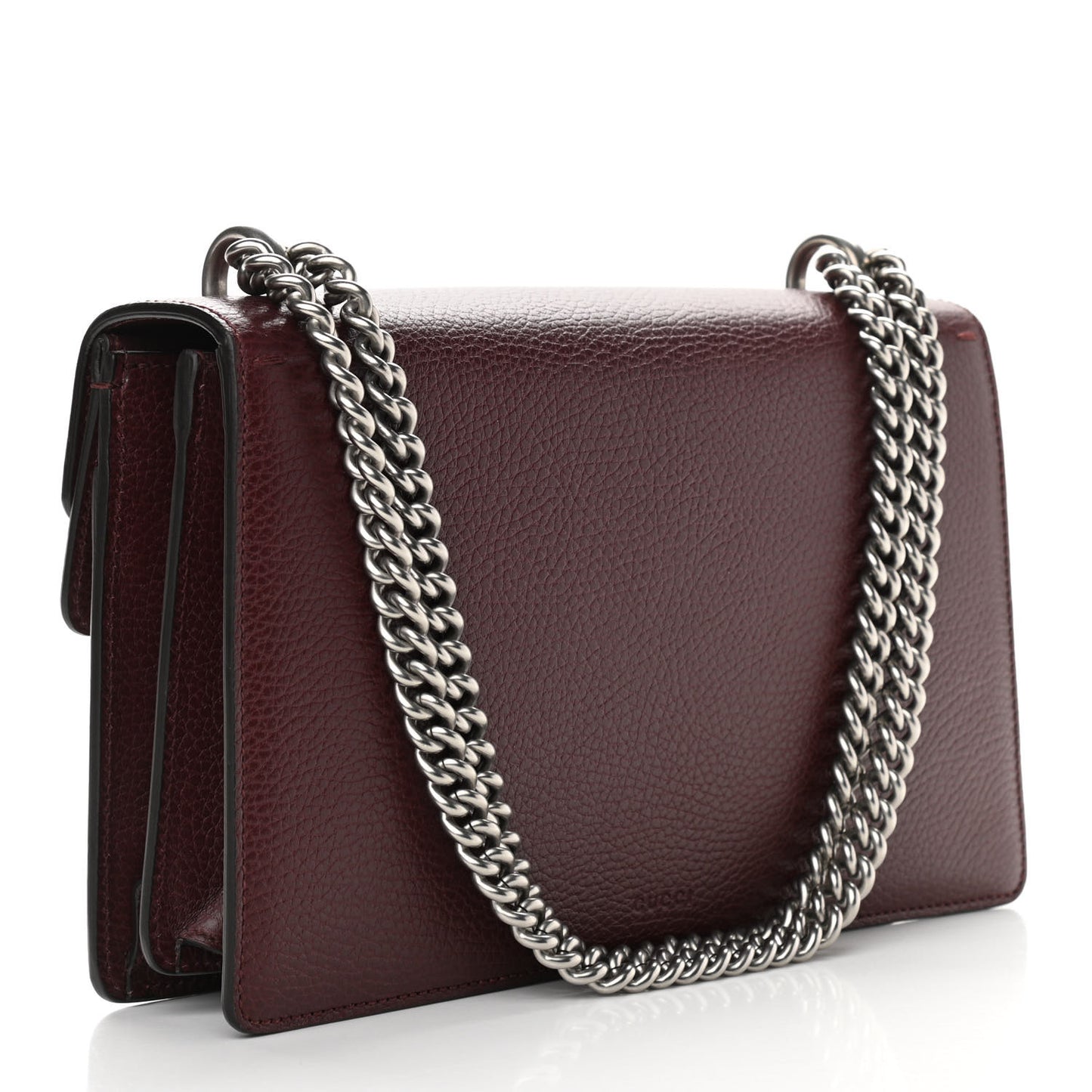 Dollar Calfskin Crystal Small Dionysus Shoulder Bag Vintage Bordeaux