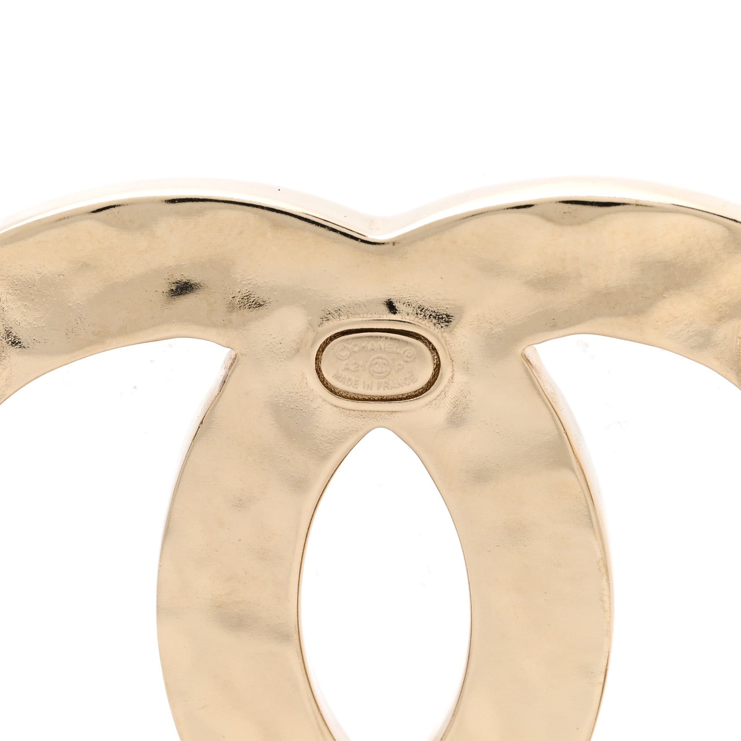 Chanel Baguette Crystal Logo CC Brooch Gold 4 of 7