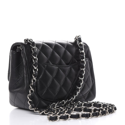 Chanel Lambskin Quilted Mini Square Flap Black 3 of 12
