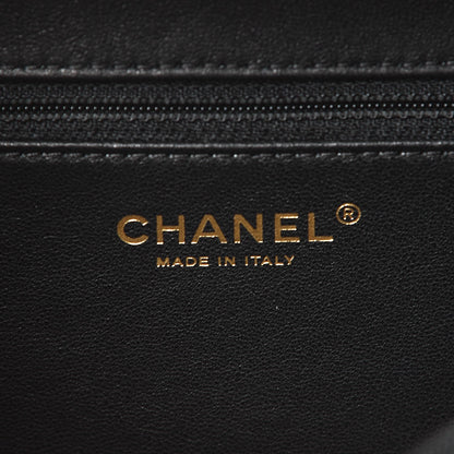 Chanel Caviar Quilted Medium CC Filigree Vanity Case Beige Black 8 of 9