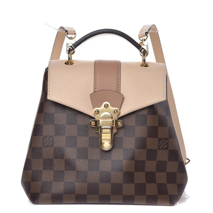 Louis Vuitton Damier Ebene Clapton Backpack Creme 1 of 7