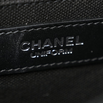 Chanel Calfskin Quilted CC Uniform Flap Belt Bag Black 6 of 12