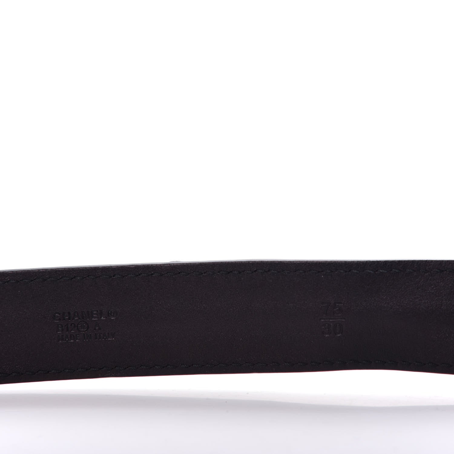Chanel Calfskin CC Boy Belt 75 30 Black 5 of 6