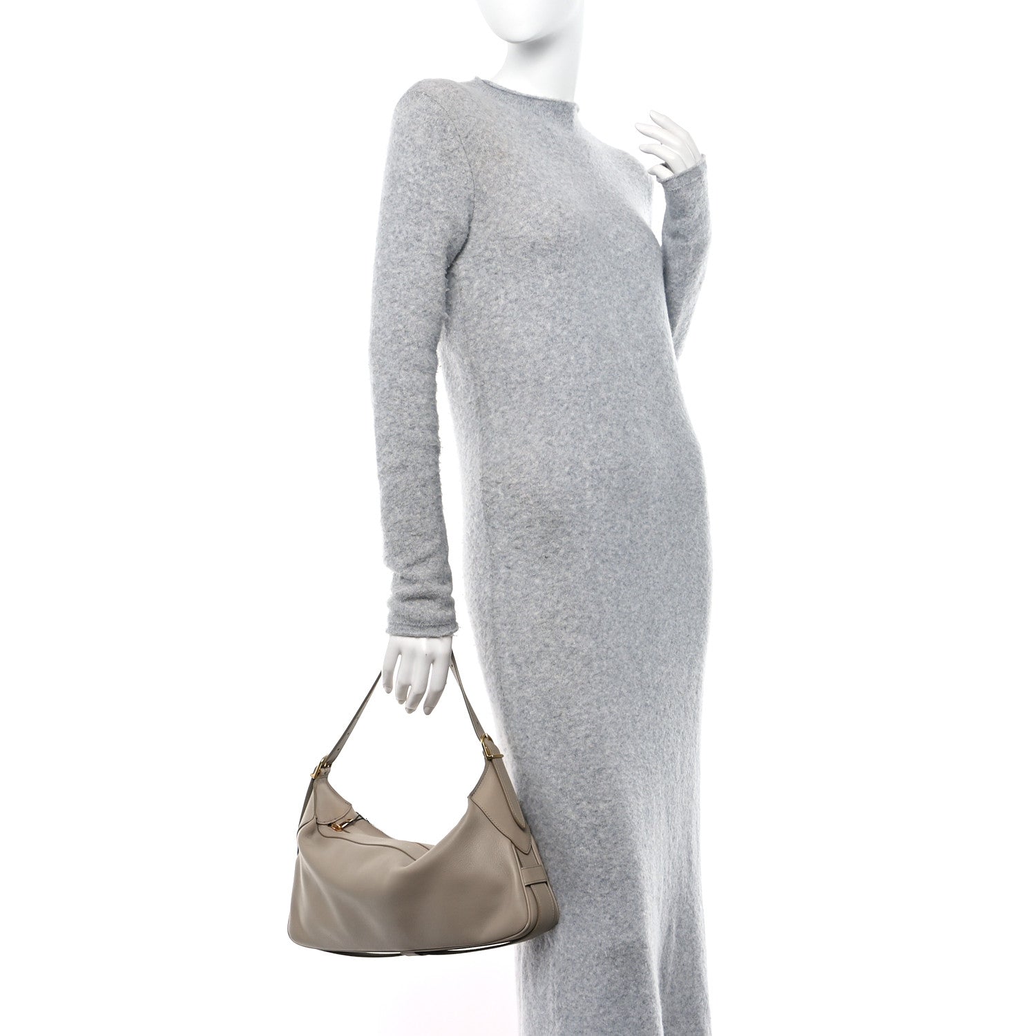 Celine Supple Calfskin Medium Romy Shoulder Bag Safari 2 of 9