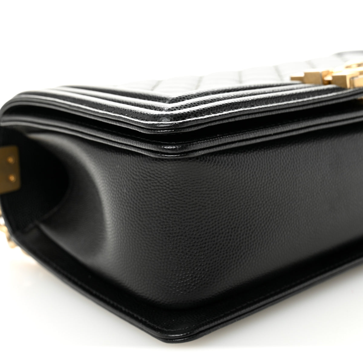 Chanel Caviar Quilted Medium Boy Flap Black 9 of 11