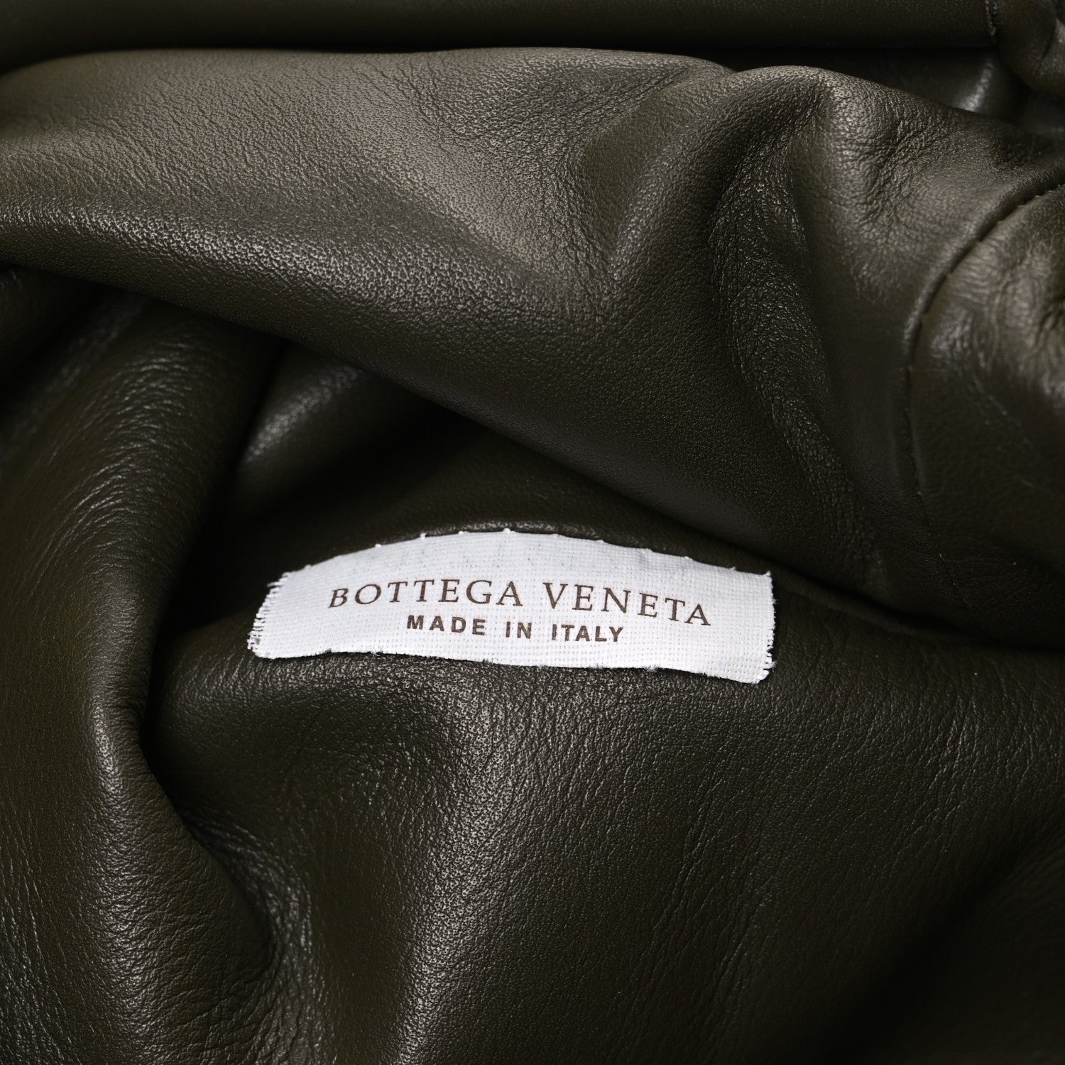 Bottega Veneta Smooth Butter Calf The Pouch Oversized Clutch Kaki Fondent 7 of 11