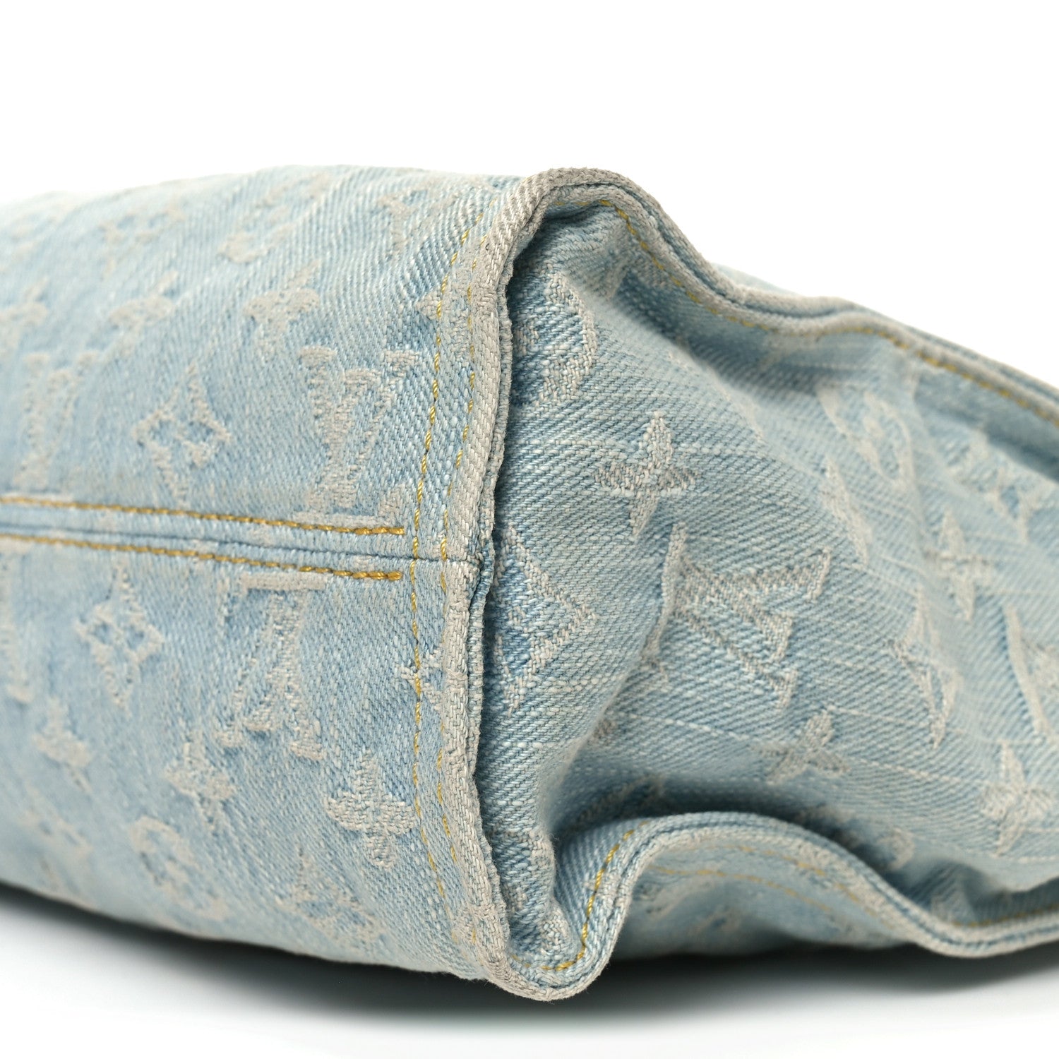 Louis Vuitton Monogram Washed Denim Let Go PM Sky Blue 9 of 10