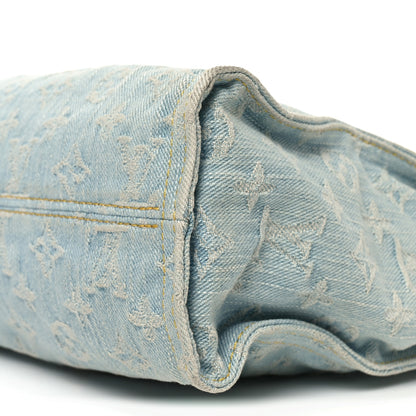 Louis Vuitton Monogram Washed Denim Let Go PM Sky Blue 9 of 10