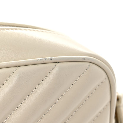 Saint Laurent Calfskin Matelasse Monogram Lou Camera Bag Crema Soft 11 of 12