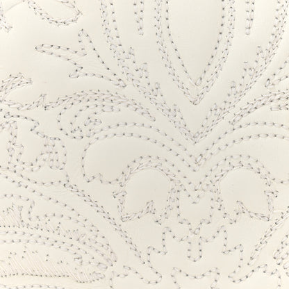 Christian Dior Calfskin Ornamental Embroidered Lady D-Joy White 7 of 15