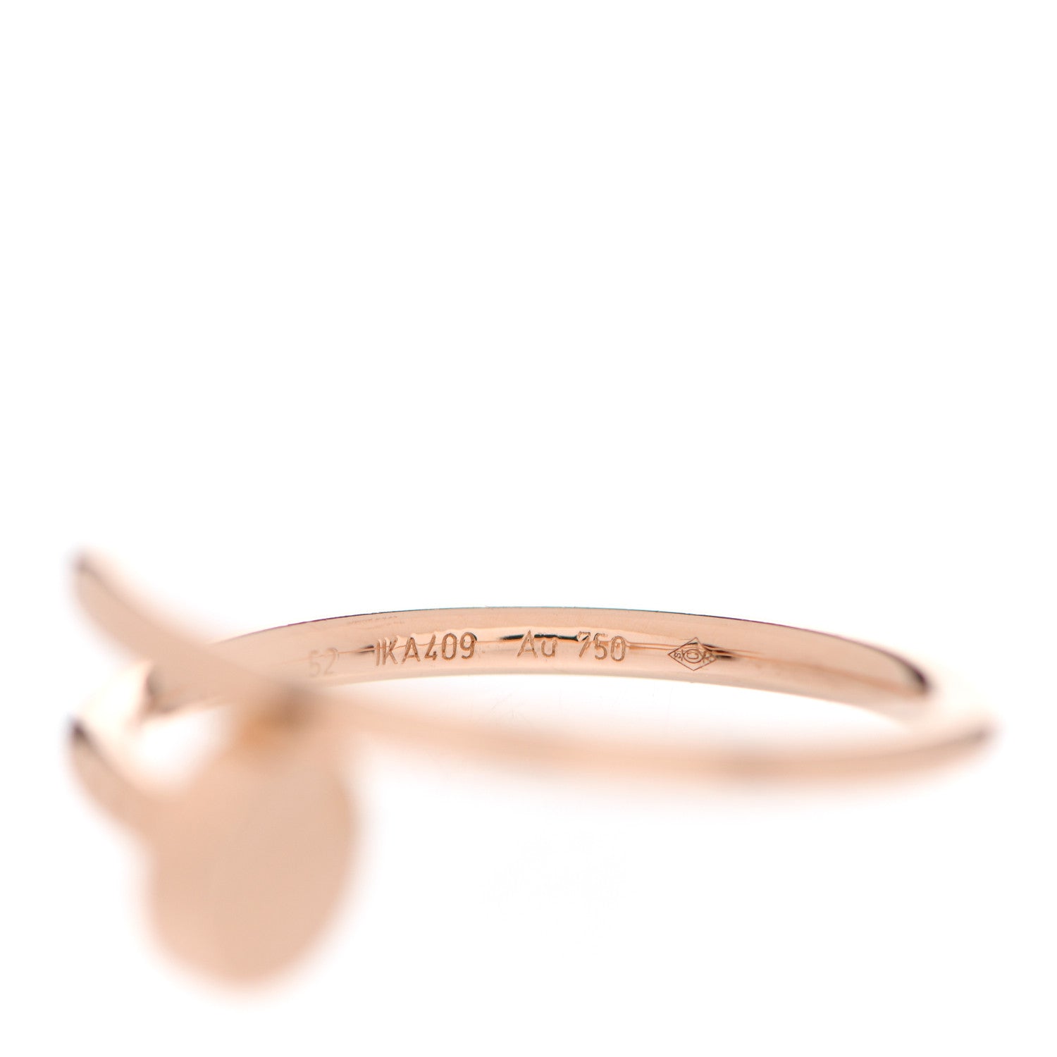 Cartier 18K Pink Gold Small Juste Un Clou Ring 52 6 5 of 5