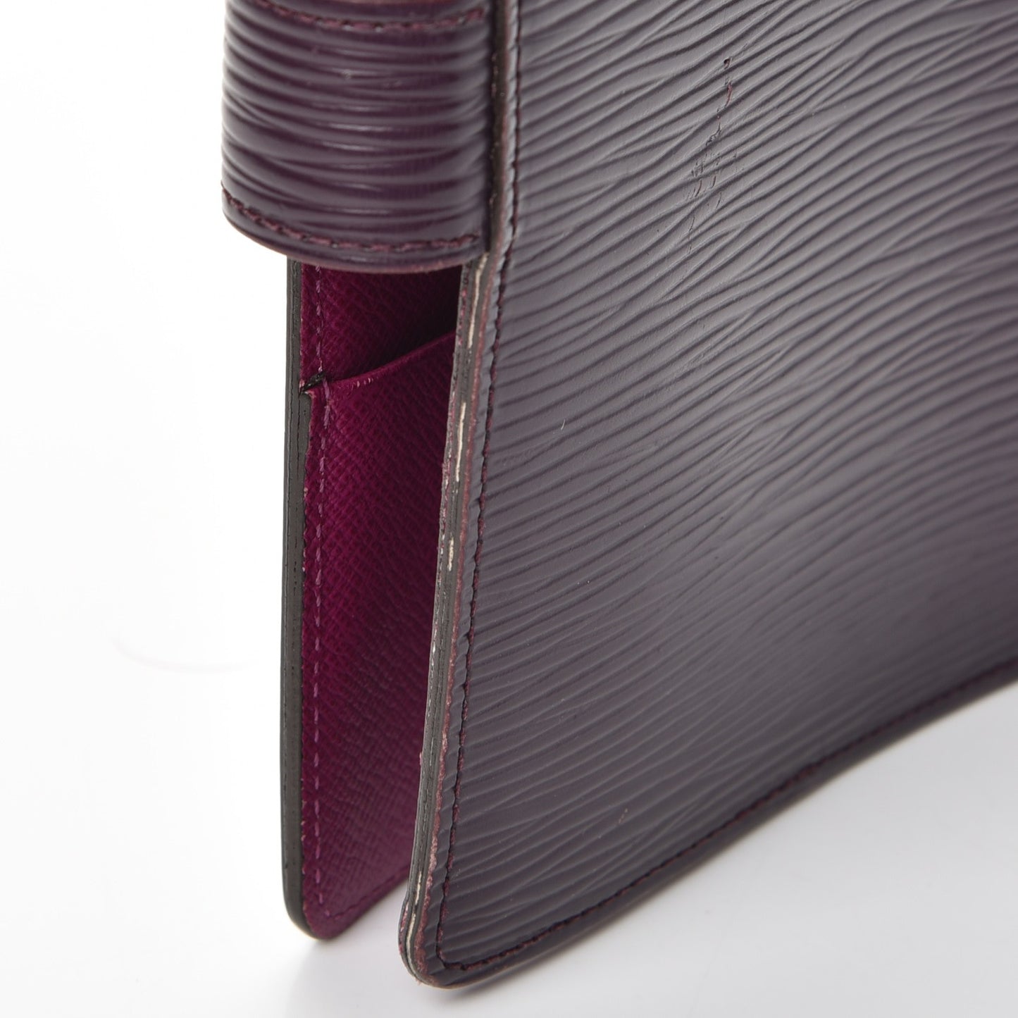 Epi Medium Ring Agenda Cover Cassis