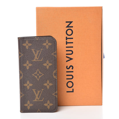 Louis Vuitton Monogram iPhone X Folio Case 10 of 10