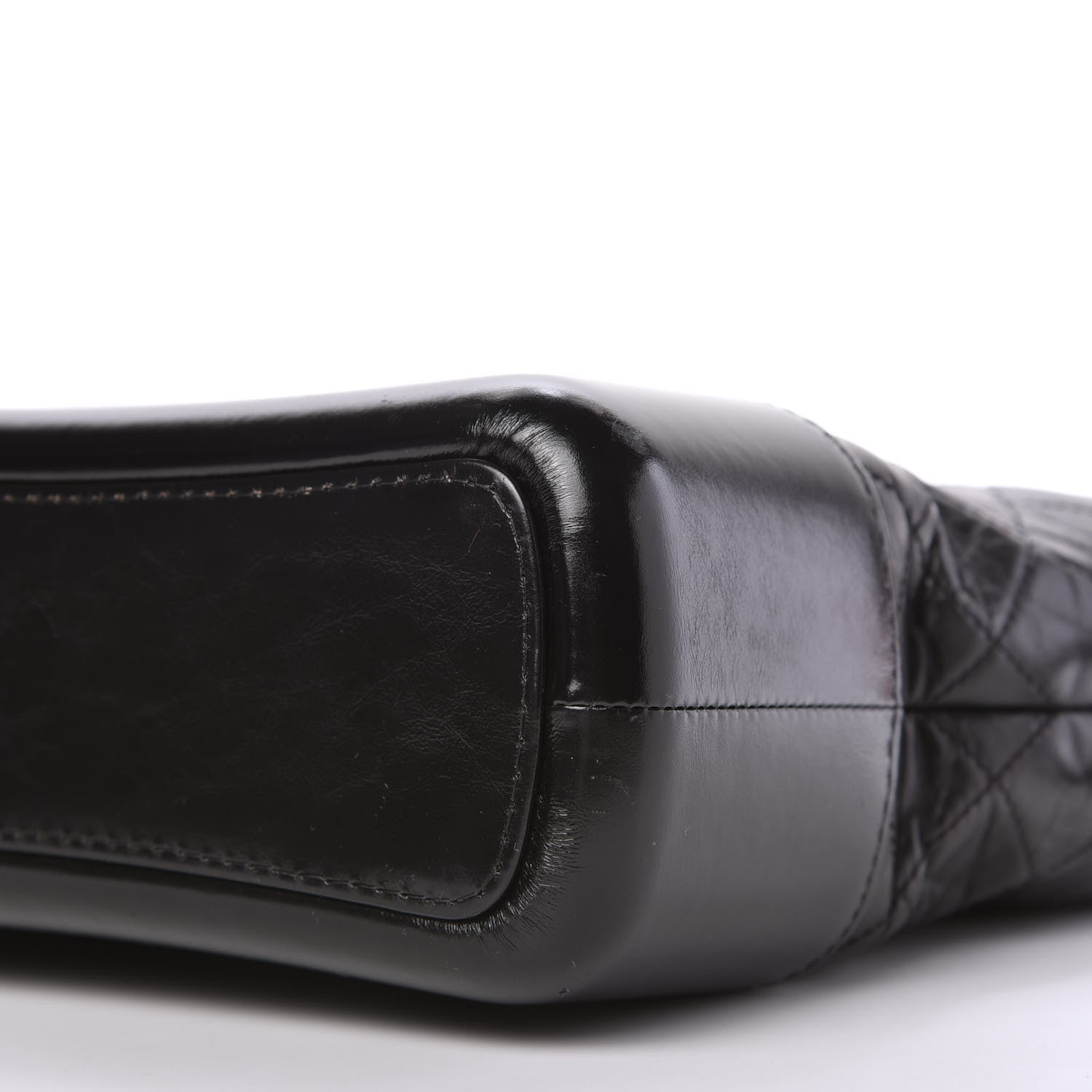 Chanel Aged Calfskin Quilted Medium Gabrielle Hobo Black 7 of 10