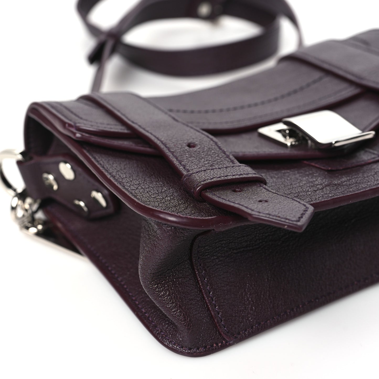 Lambskin PS1 Mini Crossbody Bag Oxblood