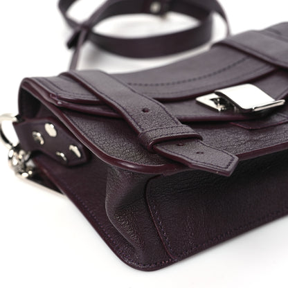 Proenza Schouler Lambskin PS1 Mini Crossbody Bag Oxblood 8 of 9