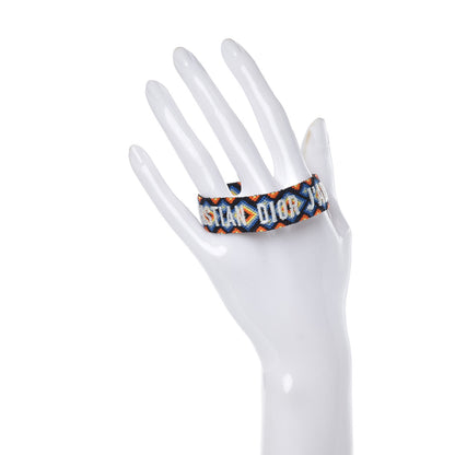 Christian Dior Woven Cotton J'Adior Friendship Bracelet 2 of 3