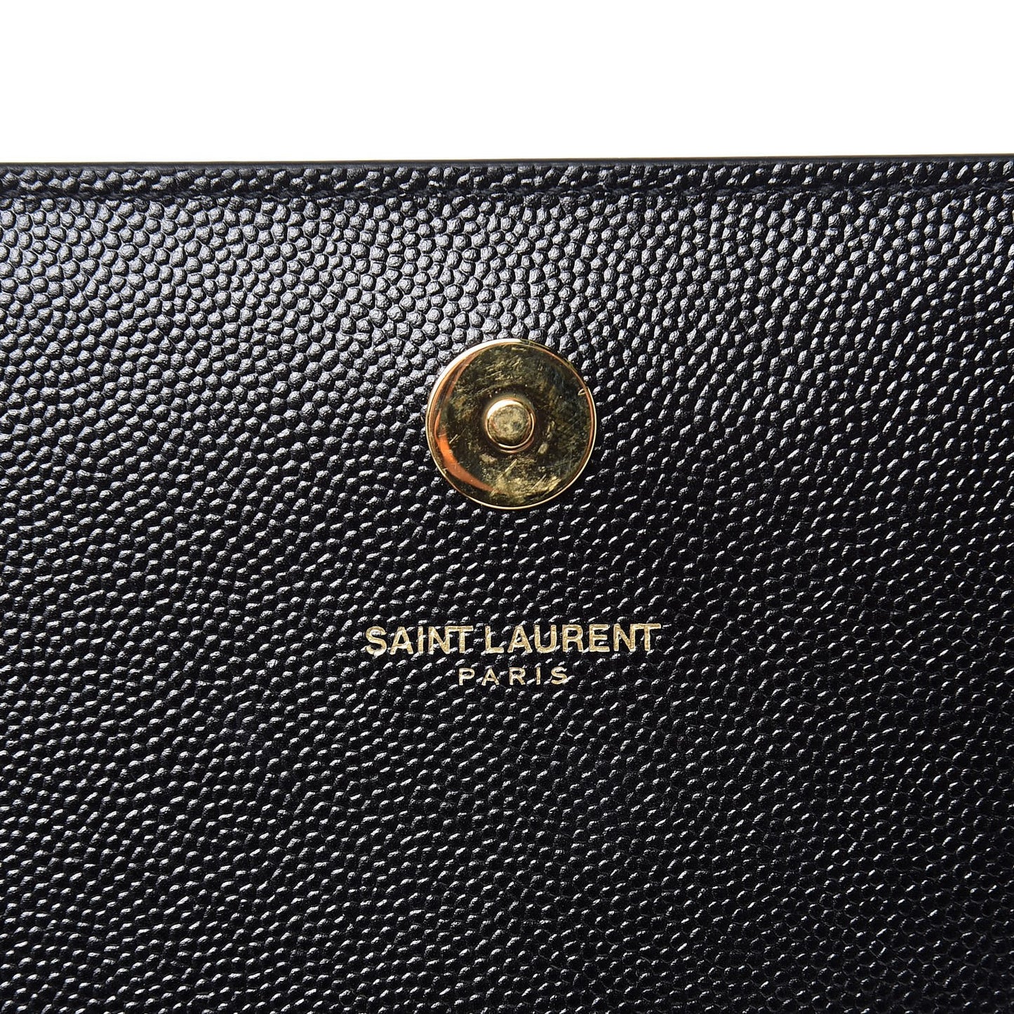 Grain De Poudre Monogram Cassandre Clutch Black