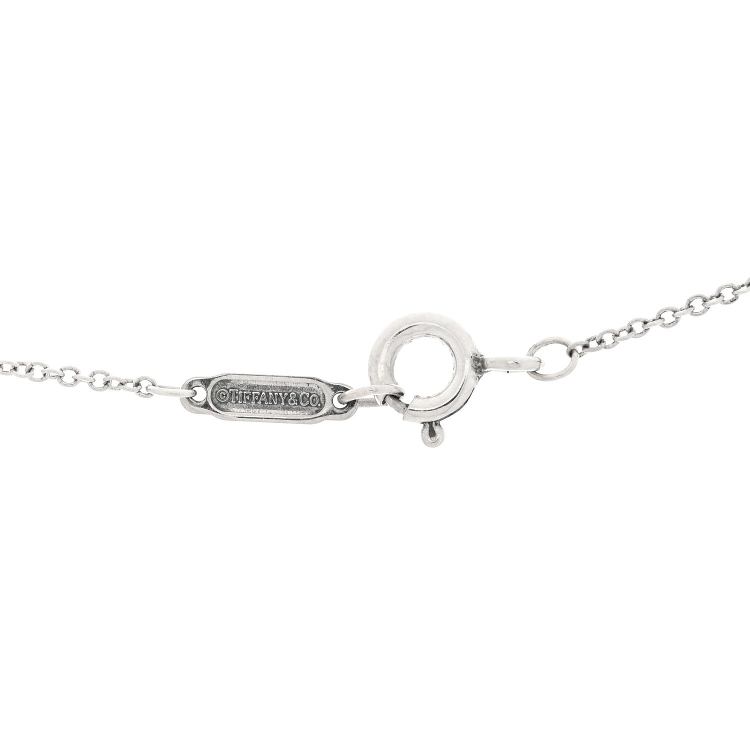 Tiffany Sterling Silver Twist Knot Pendant Necklace 4 of 4