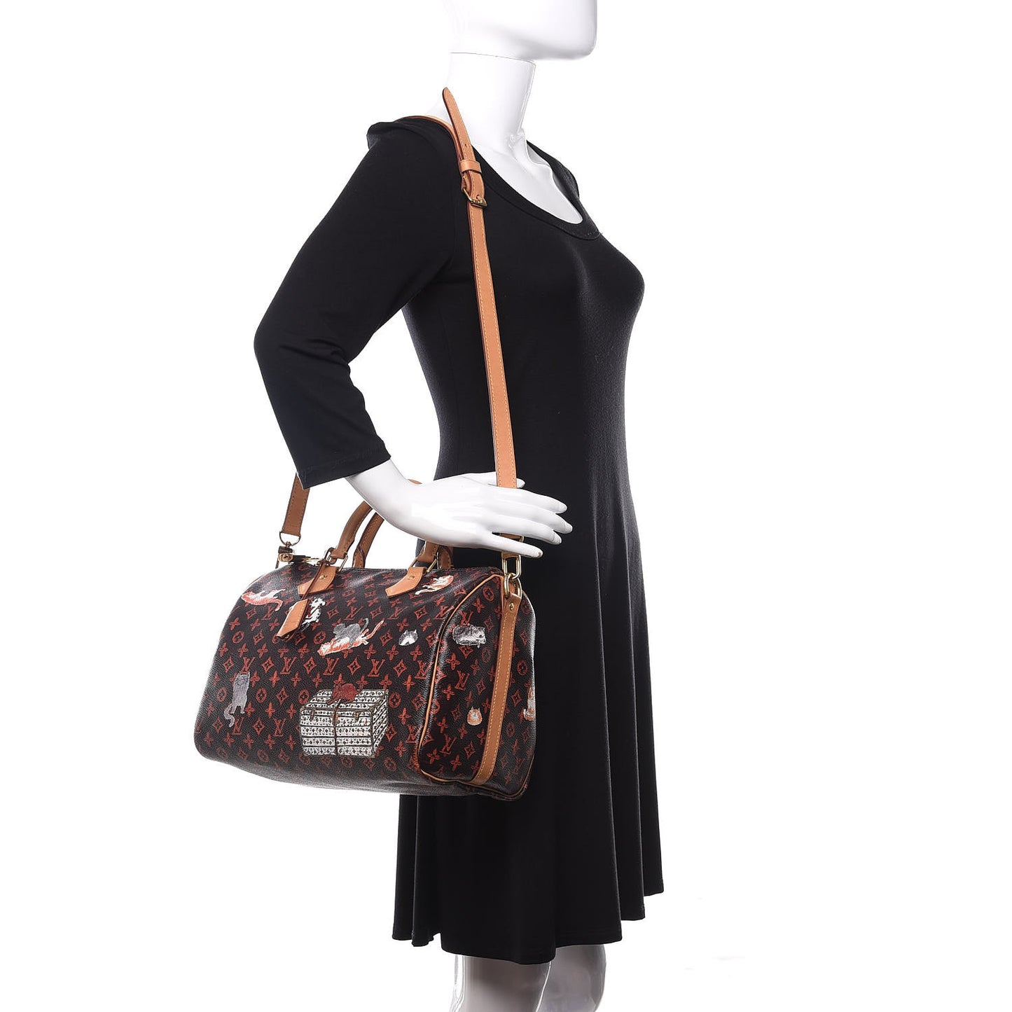 Catogram Speedy Bandouliere 30 Marron