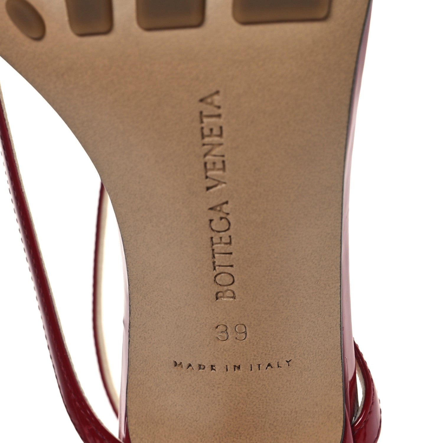 Bottega Veneta Patent Stretch Multi Strap 90mm Sandals 39 Hollyhock 6 of 7