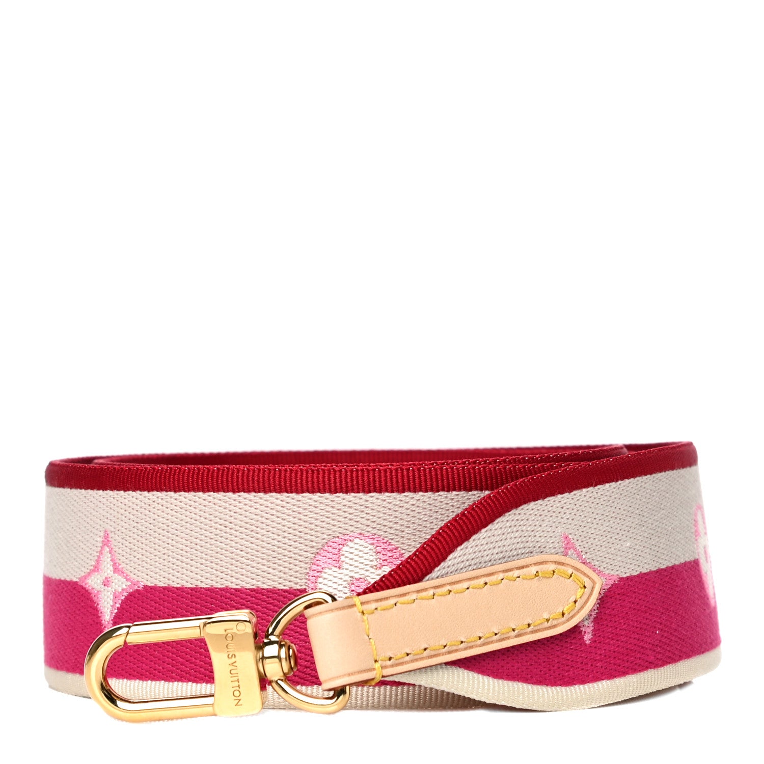 Louis Vuitton Jacquard Speedy Bandouliere 20 Shoulder Strap Fuchsia 1 of 5