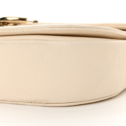 Chanel Grained Calfskin Quilted Small Cuba Top Handle Flap White 10 of 12