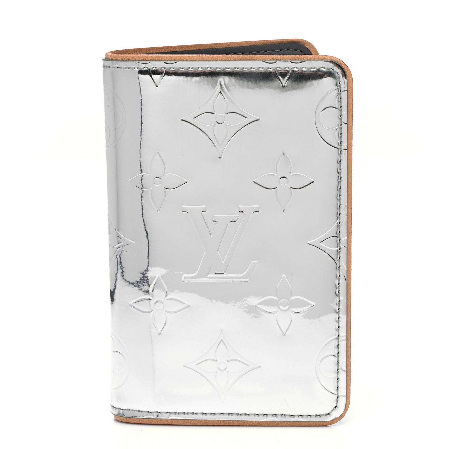 Monogram Mirror Slender Pocket Organizer