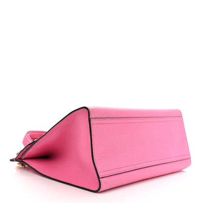 Gucci Calfskin Small GG Marmont Top Handle Bag Pink Tropical Flower 3 of 12