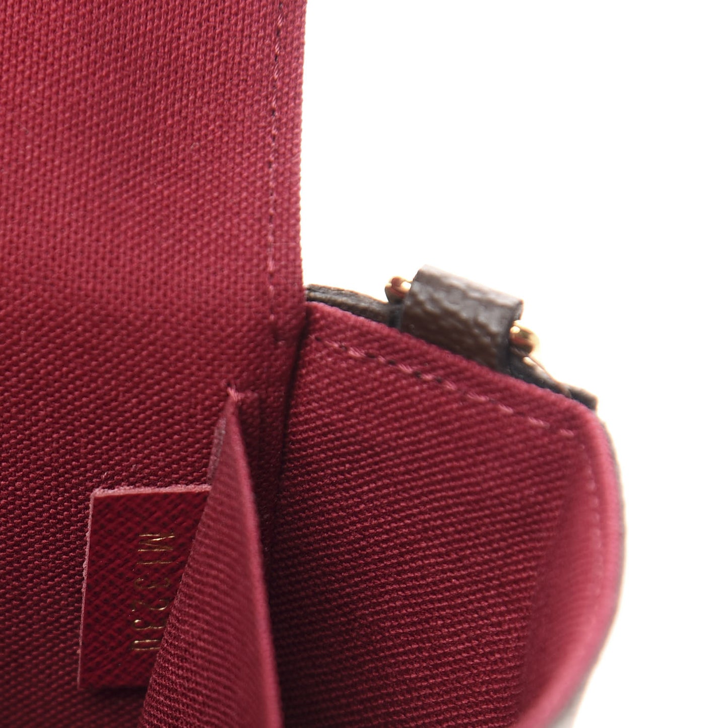 Monogram Pochette Felicie Chain Wallet Fuchsia