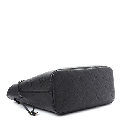 Louis Vuitton Empreinte Monogram Giant Neverfull MM Black 4 of 8