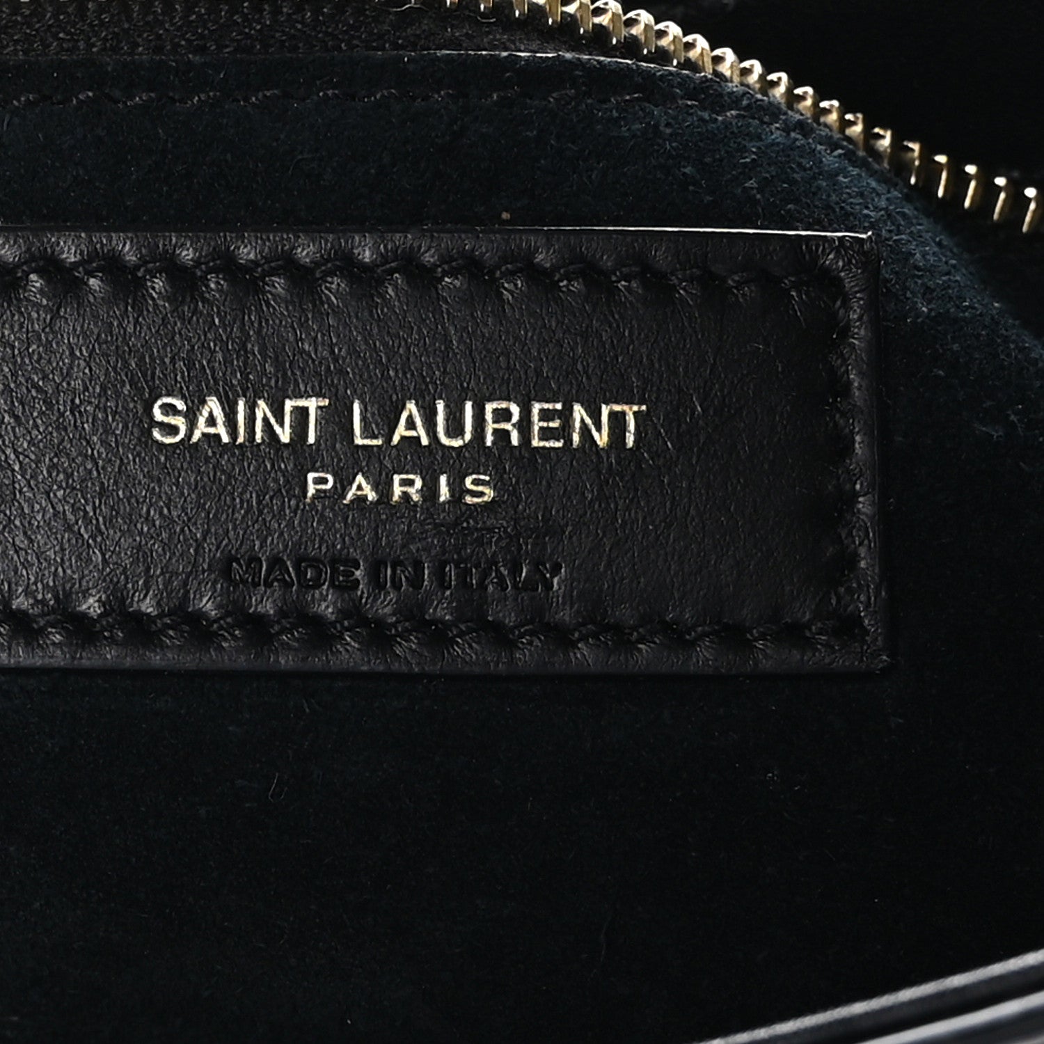 Saint Laurent SAINT LAURENT Patent Calfskin Le 5 A 7 Mini Hobo Black 5 of 9