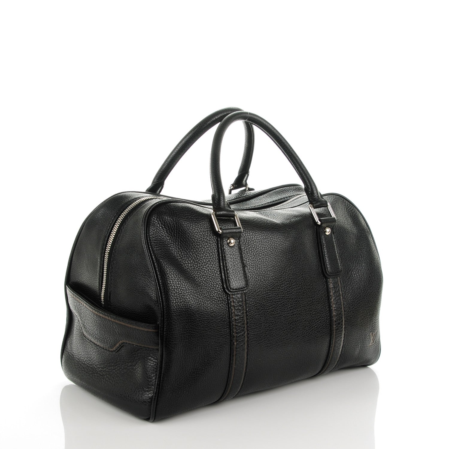 Louis Vuitton Tobago Calfskin Carryall Black 3 of 7