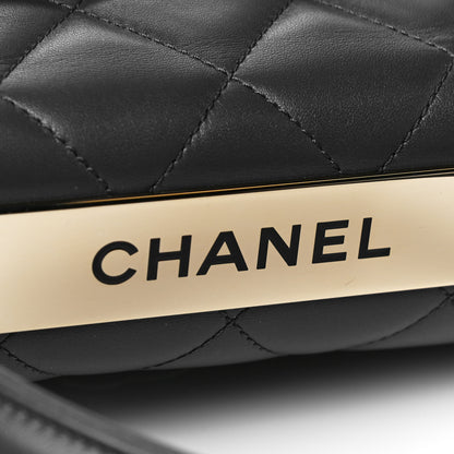 Chanel Lambskin Quilted Small Trendy CC Dual Handle Flap Bag Dark Grey 7 of 18