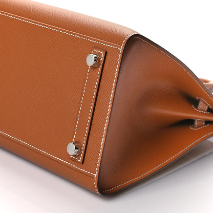 Hermes Epsom Birkin Sellier 25 Gold 9 of 10