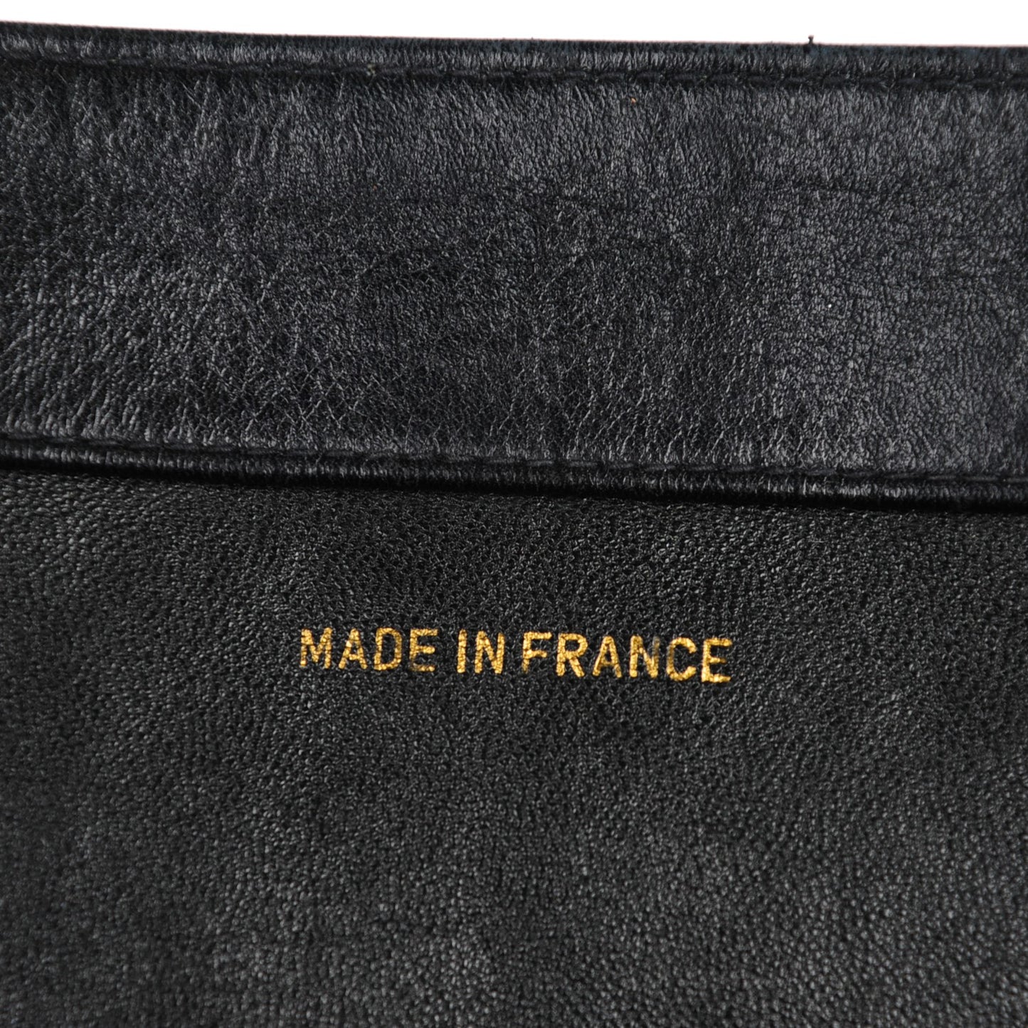 Lambskin Jumbo Shoulder Bag Black