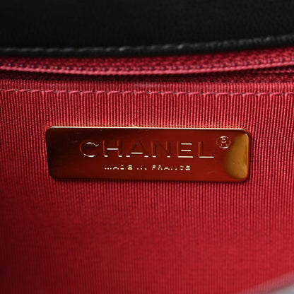 Chanel Shiny Goatskin Quilted Large Chanel 19 Flap Black 6 of 10