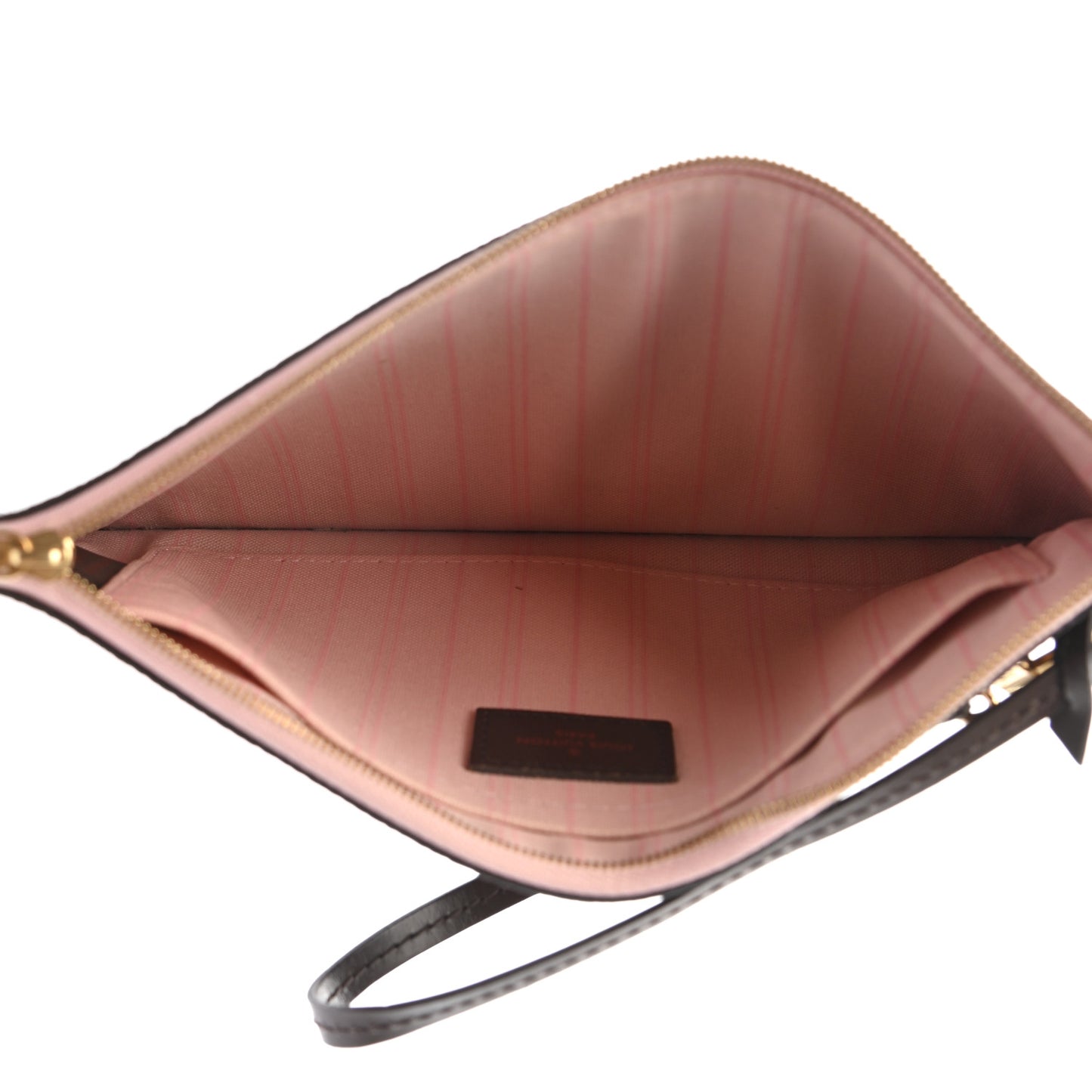 Damier Ebene Neverfull MM GM Pochette Rose Ballerine