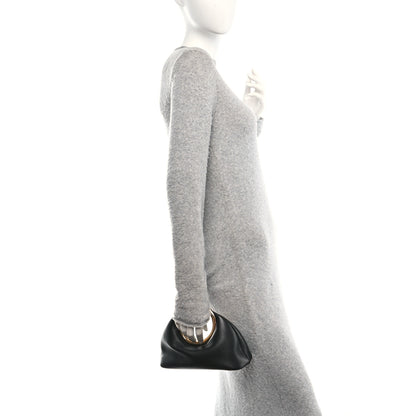 Jacquemus Lambskin Le Petit Calino Ring Top Handle Bag Black Black 2 of 9