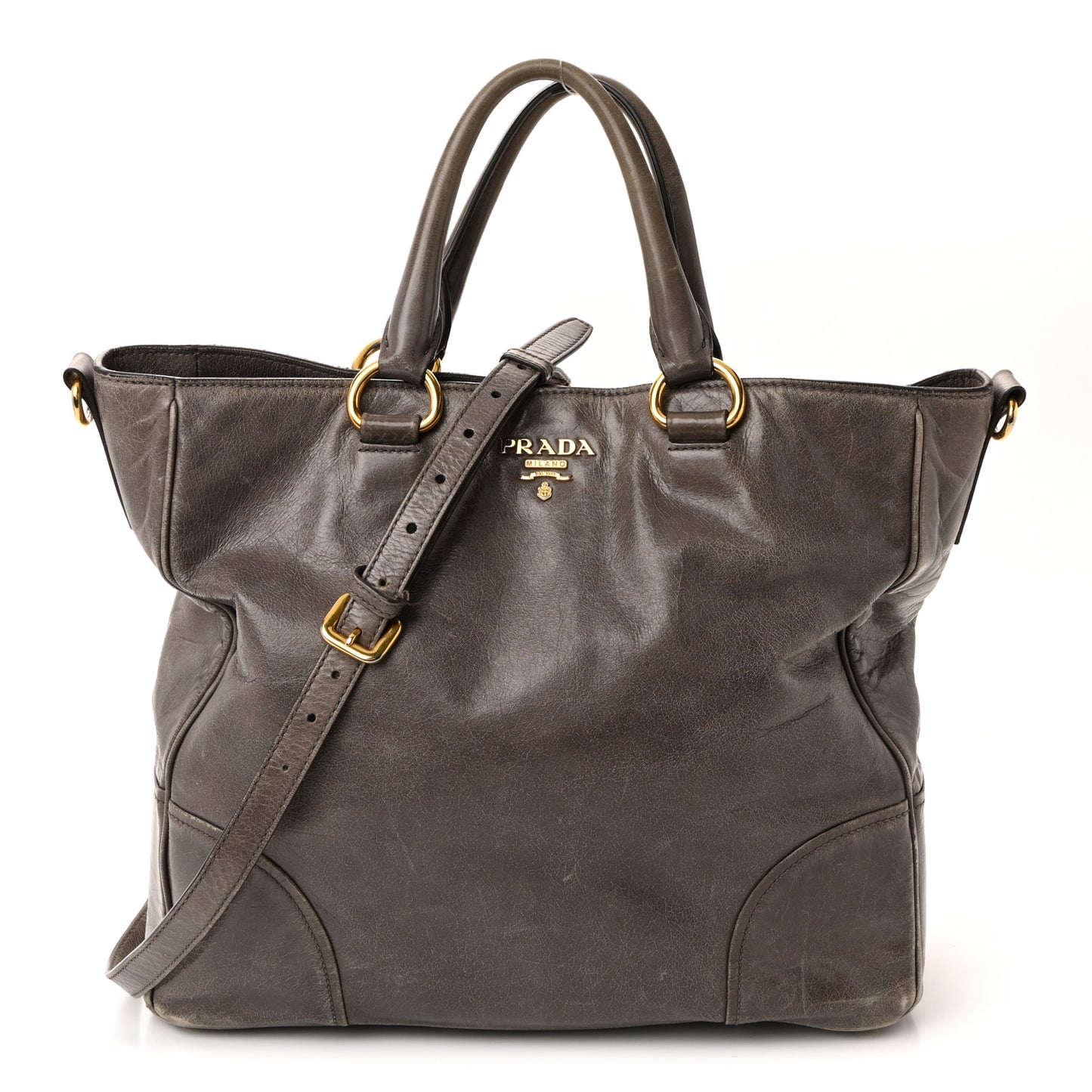 Vitello Shine Tote Bambu