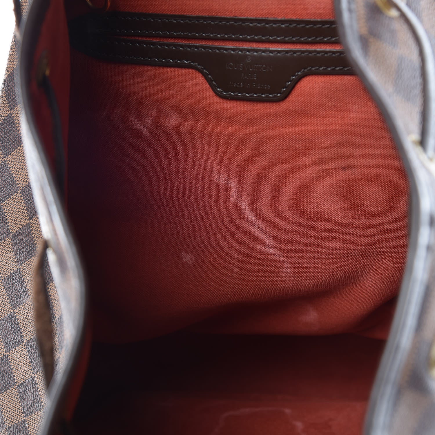 Louis Vuitton Damier Ebene Montsouris GM Backpack 12 of 17
