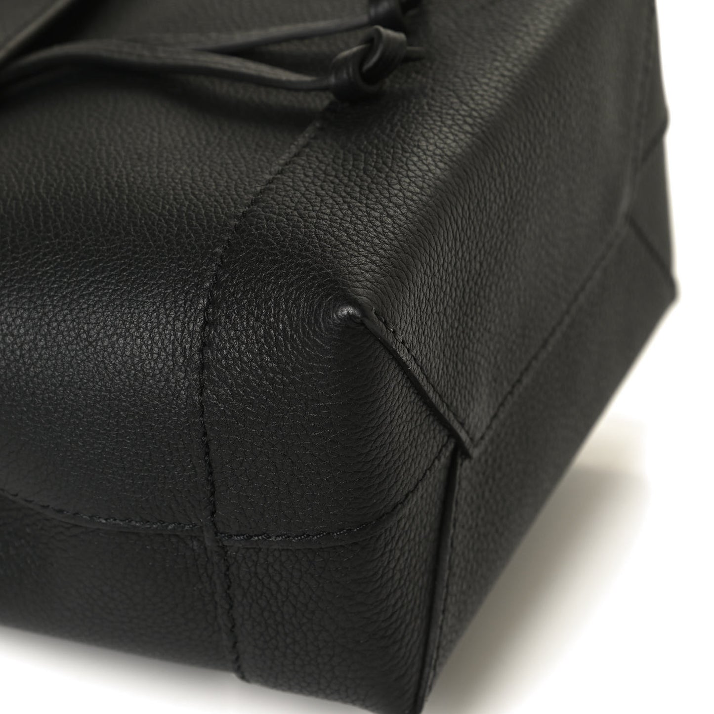 Calfskin Lockme Mini Backpack Black