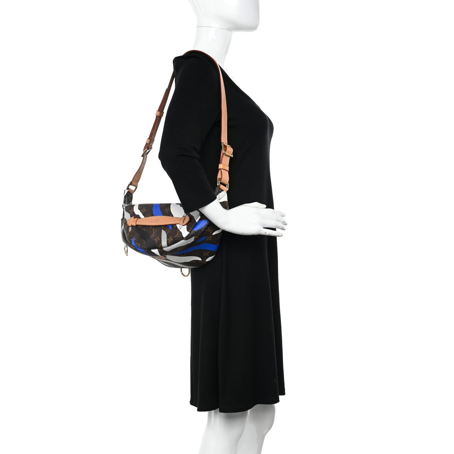 Louis Vuitton x LoL Monogram Bumbag Blue Silver 2 of 10