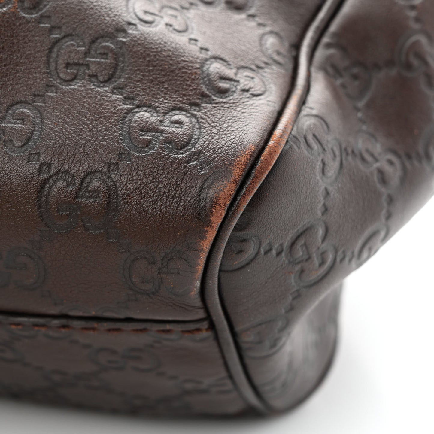 Guccissima Medium Sukey Tote Brown