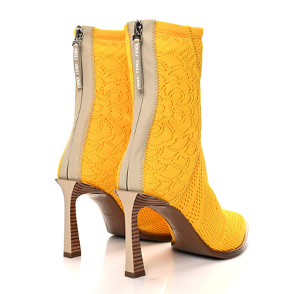 Fendi Technical 3D Mesh FFrame Ankle Boots 38 Reggae 4 of 8