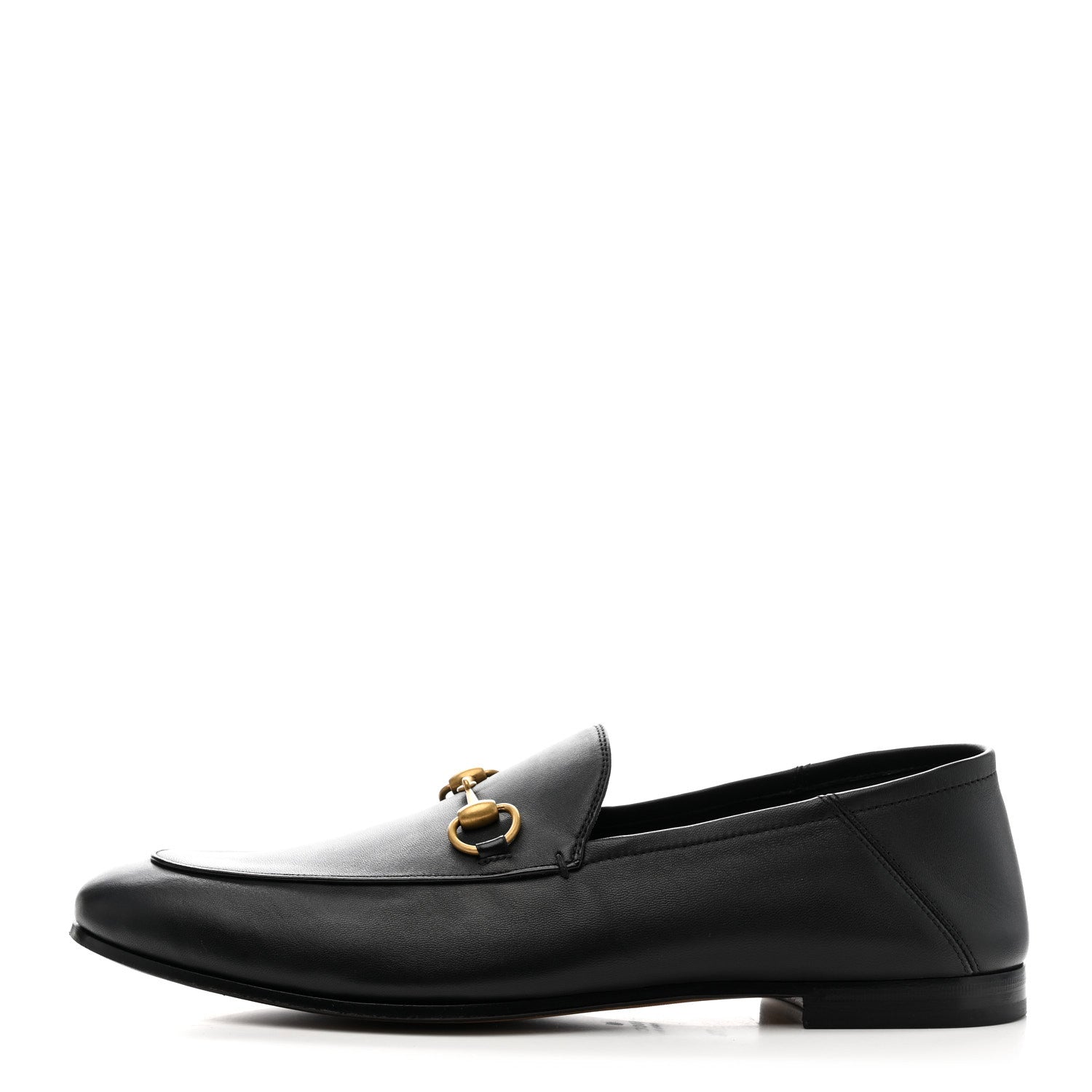 Gucci Lambskin Mens Brixton Horsebit Loafers 11.5 Black 1 of 11