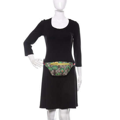 Gucci GG Supreme Monogram Smiling Plants Childrens Belt Bag Multicolor 2 of 10